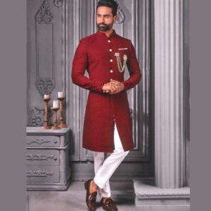 Buy Maroon Colour Indian Wedding Dress