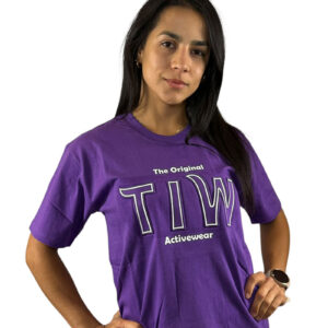 Women’s Oversized Round Neck Tee 3D Emboss
