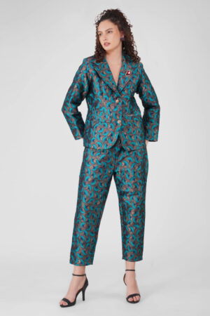 The Emerald Elegance Brocade Co-Ord Sets