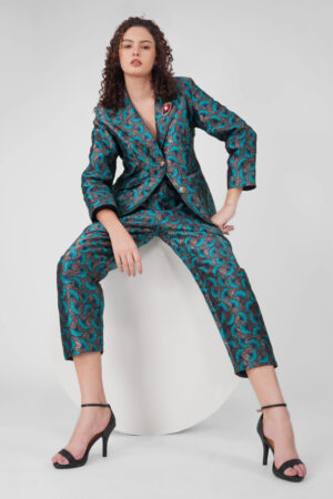 The Emerald Elegance Brocade Co-Ord Sets